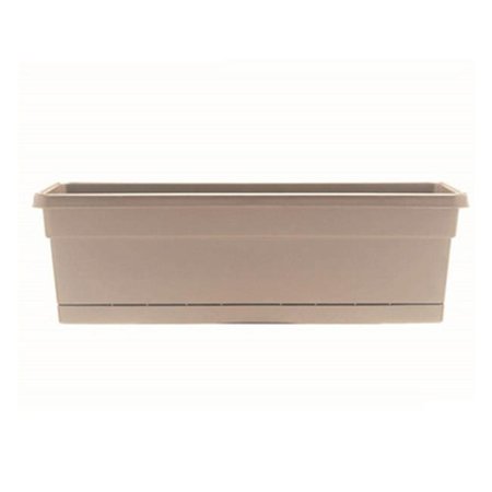 ATT SOUTHERN ATT Southern 257346 24 in. Riverl Planter; Taupe 257346